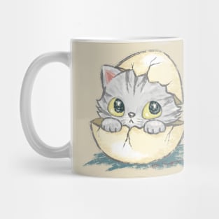 Egg Kitten Mug